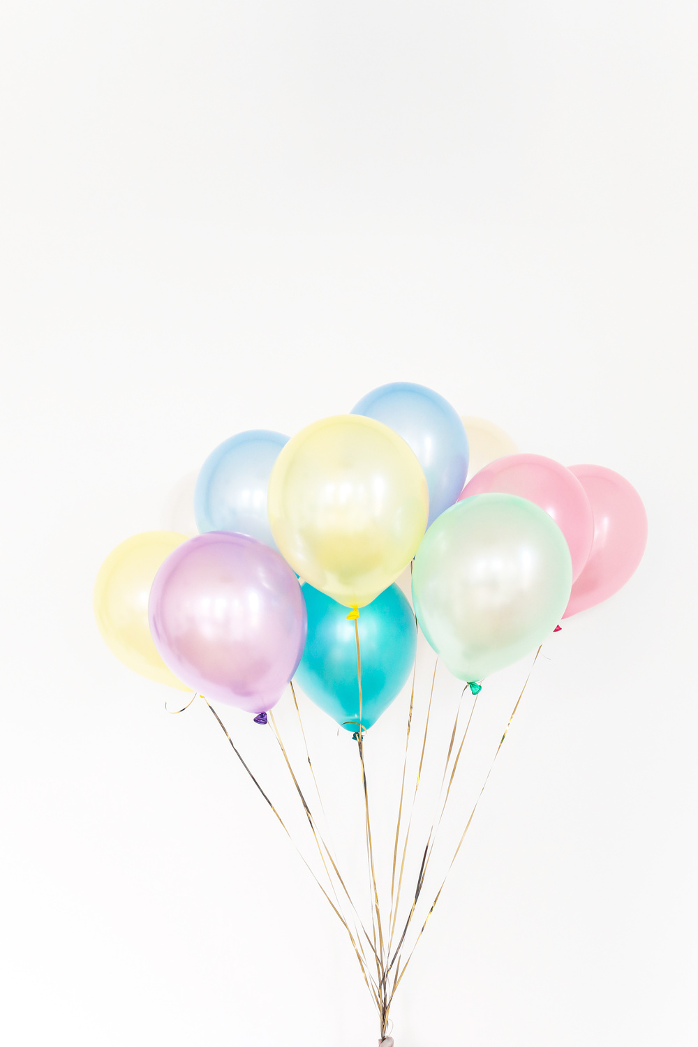 Pastel Colored Balloons 